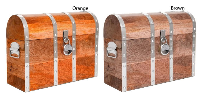 wood pine treasure chest package
